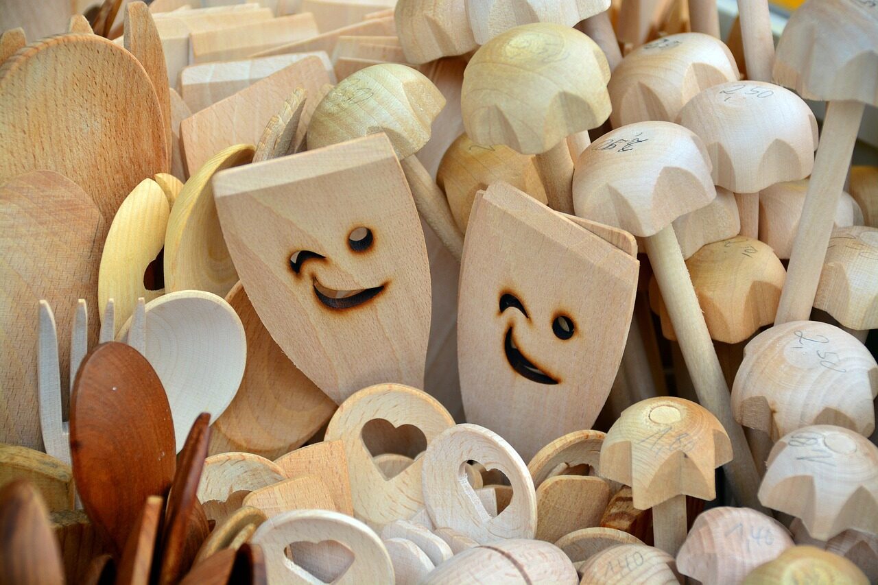 cooking spoon, spatula, spoon, wooden spoon, kitchen utensil, wooden goods, kitchen, fun, kitchen utensils